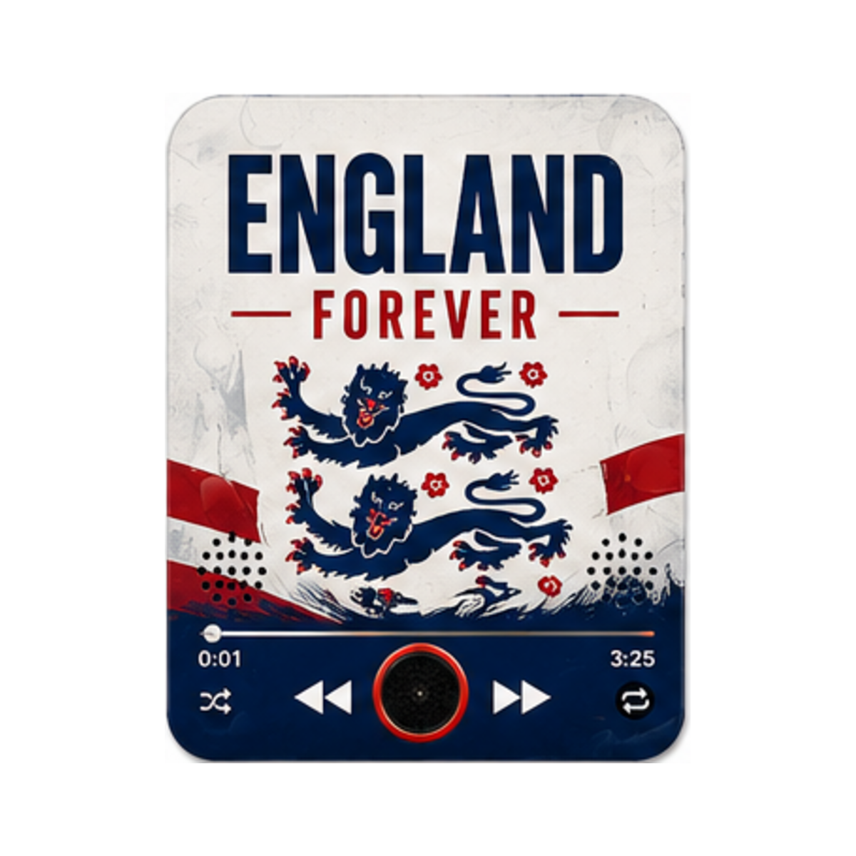 England magnete sonoro da calcio