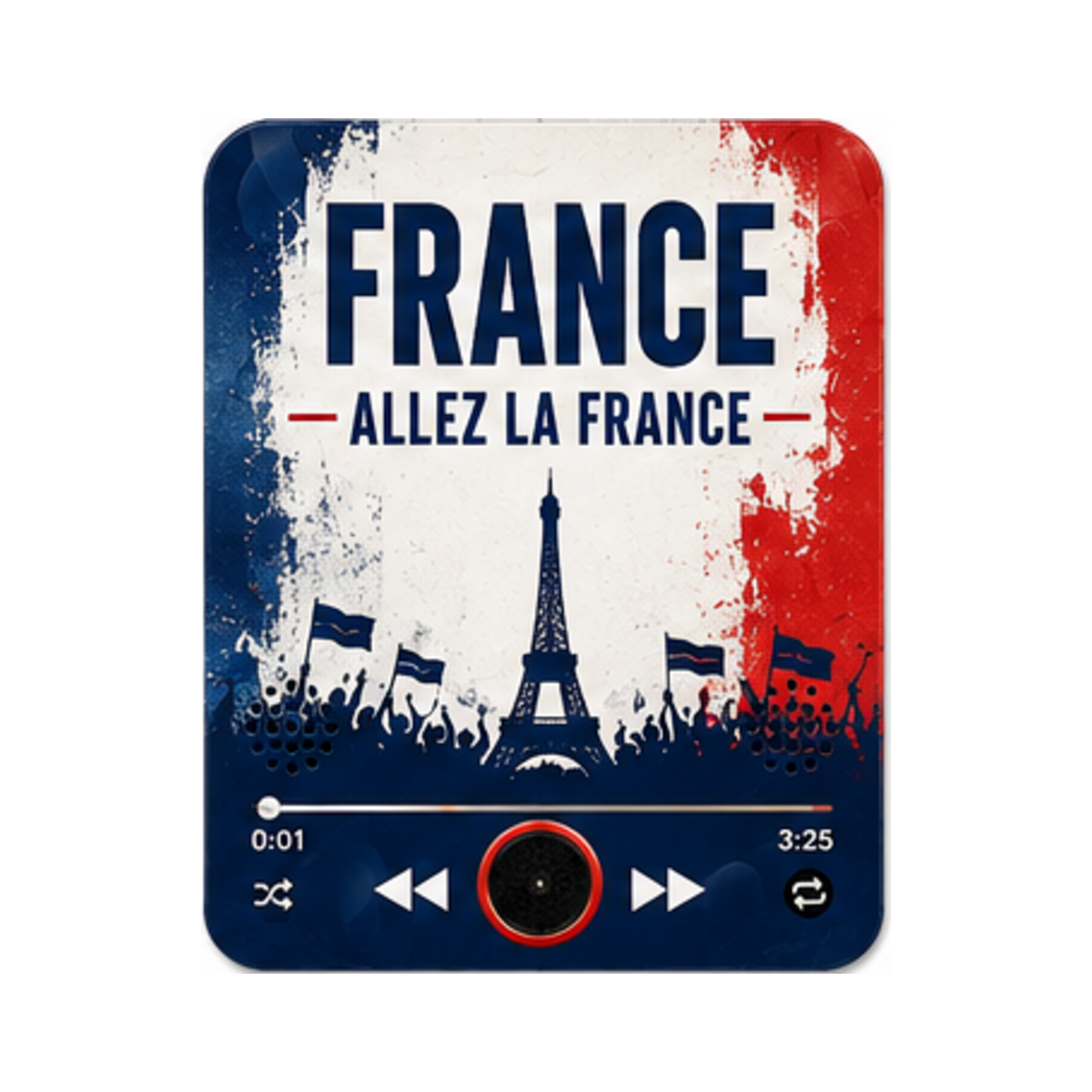 France magnete sonoro da calcio