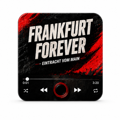 Frankfurt magnete sonoro su sfondo bianco