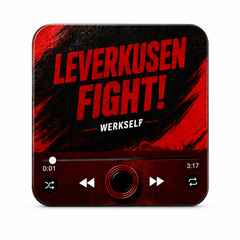 Leverkusen magnete sonoro su sfondo bianco