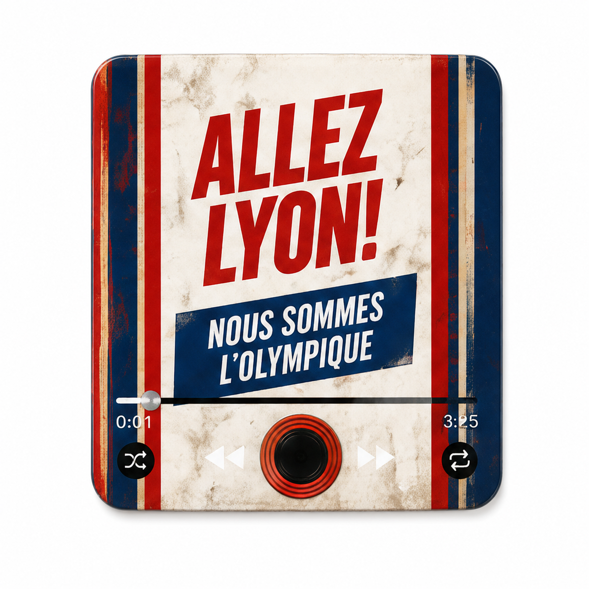 Lyon magnete sonoro su sfondo bianco