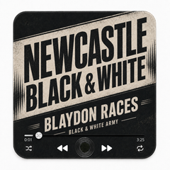 Newcastle Black and White magnete sonoro da calcio