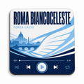 Roma Biancoceleste magnete sonoro da calcio – product su sfondo bianco