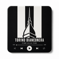 Torino Bianconera magnete sonoro da calcio – product su sfondo bianco