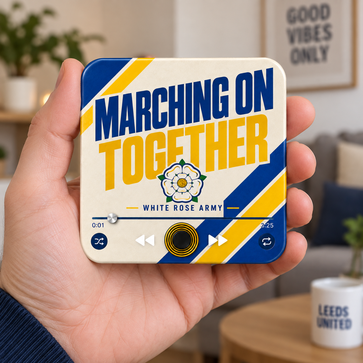 Yorkshire blue and yellow magnete sonoro da calcio